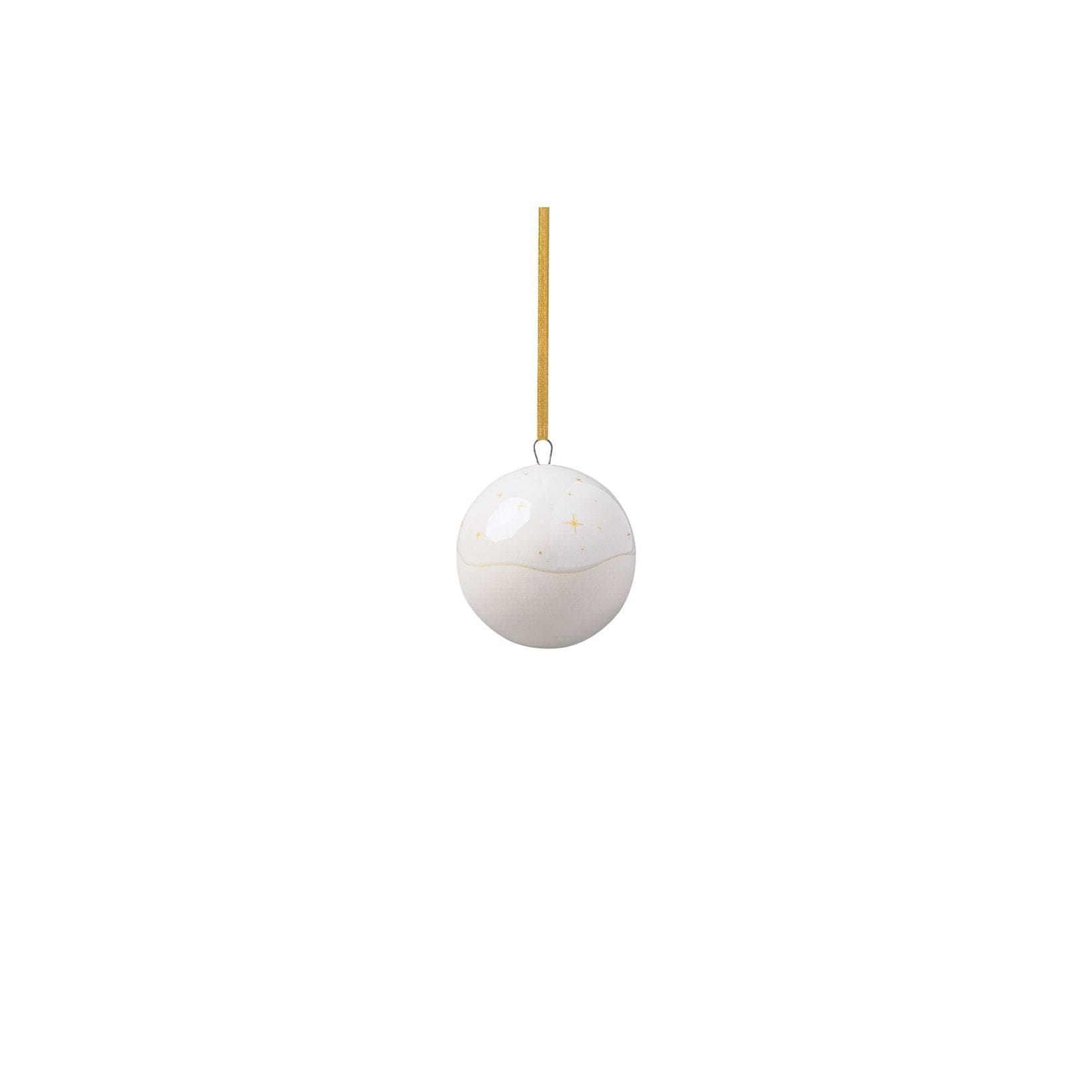 Weihnachtsfigur Ornament Kugel Winter Glow Beige like. by Villeroy & Boch