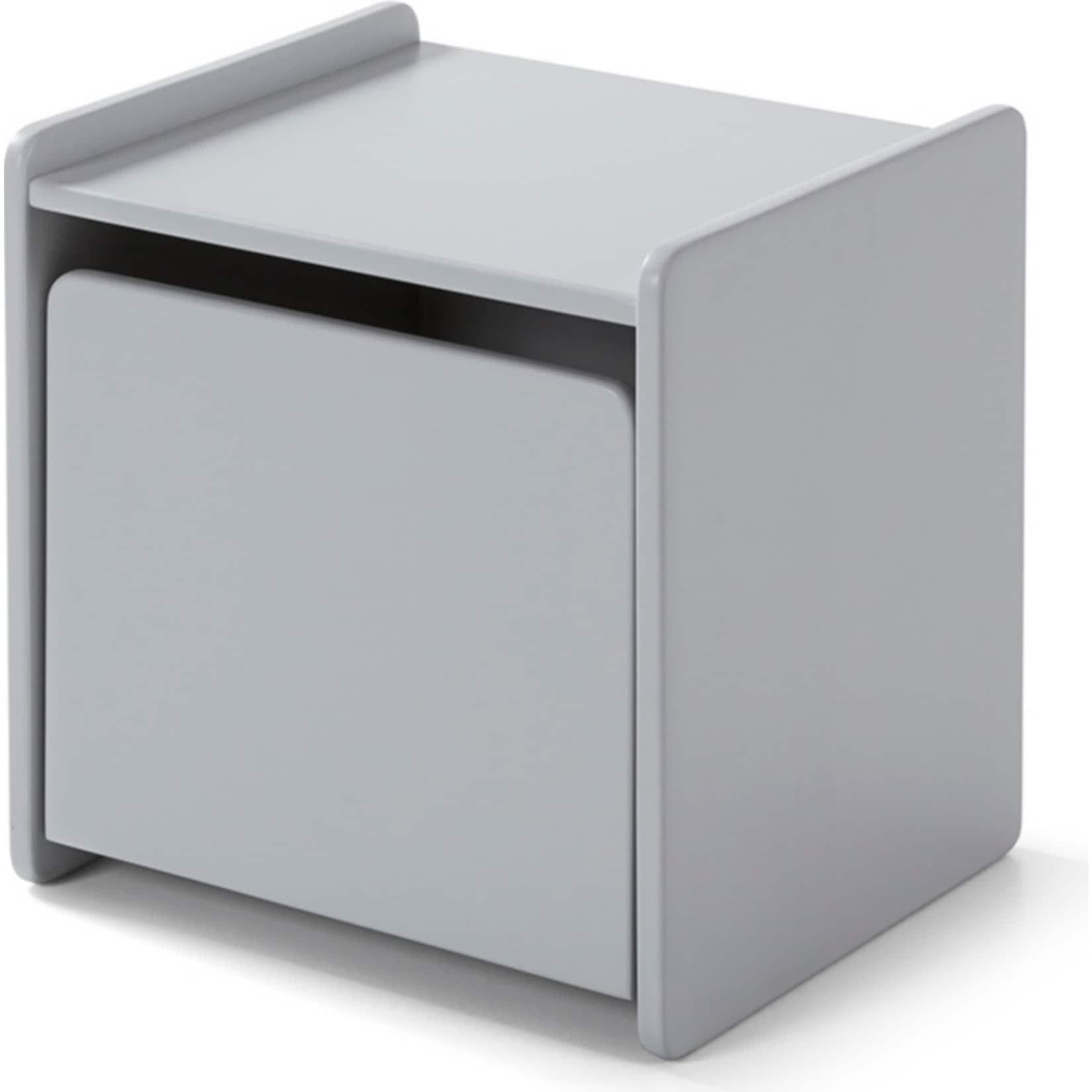 Vipack Kiddy Nachtkonsole MDF Hellgrau mit Tür