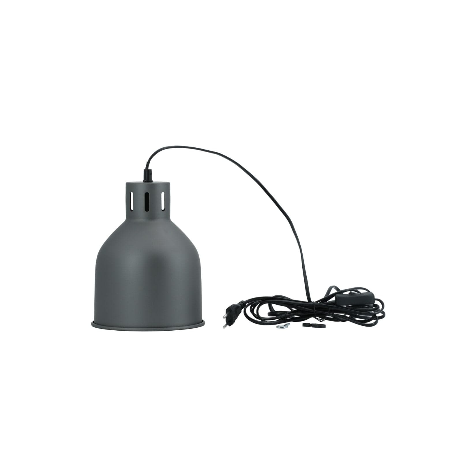 Venso EcoSolutions E27 SAGA Lampenschirm Grau - Metall Pflanzenlampe