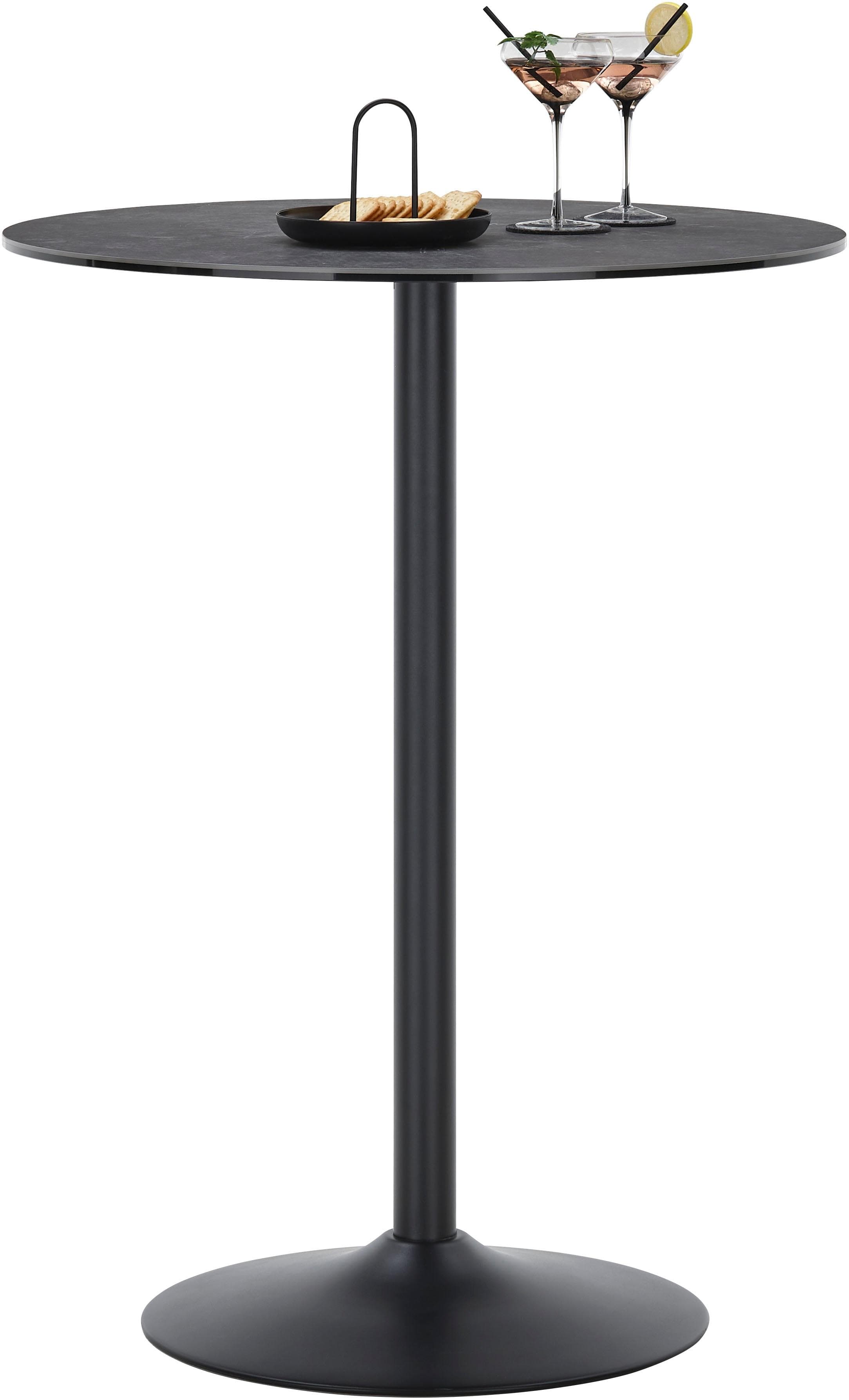 Bartisch Salinas Set One by Musterring Schwarz Glas-Keramik