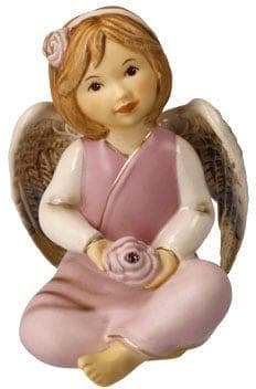 Goebel Schutzengel Gloria Engel der Liebe Steingut Dekofigur