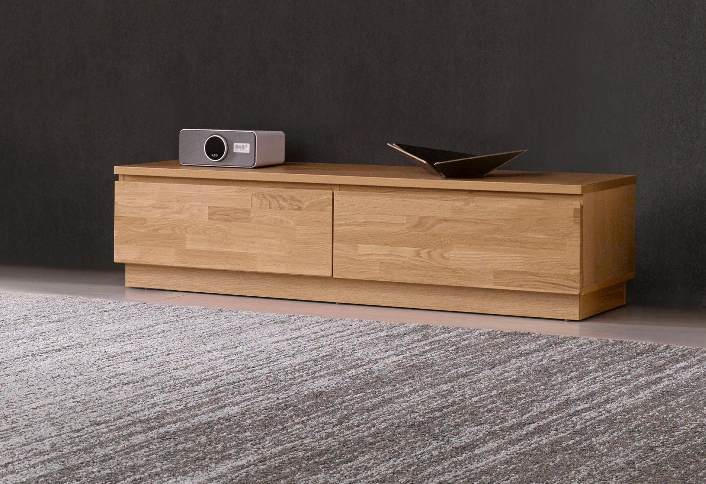 Home affaire Lowboard Kommode 140 cm teilmassiv FSC