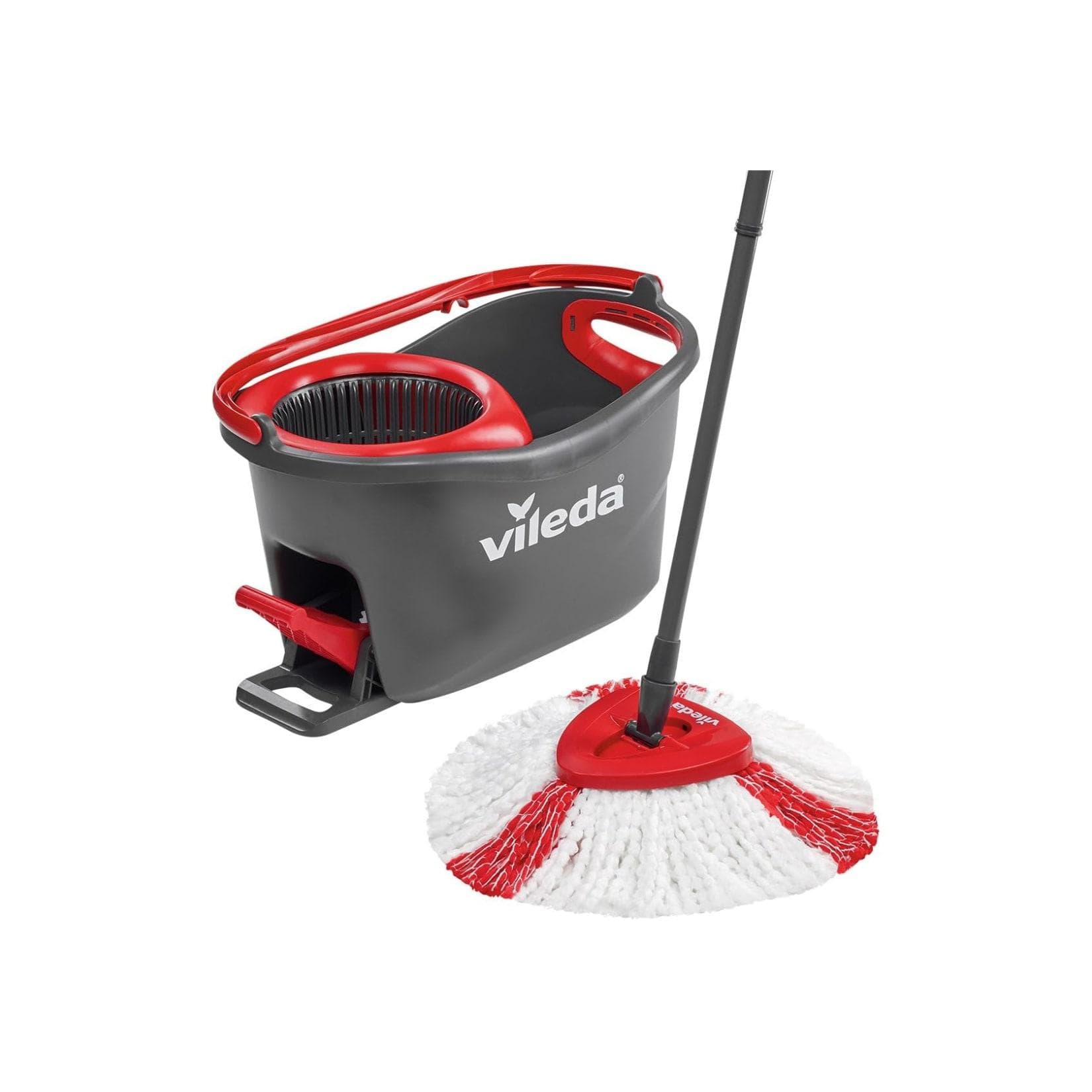 Vileda Turbo Wischmopp Komplett Set mit Auswringmechanismus