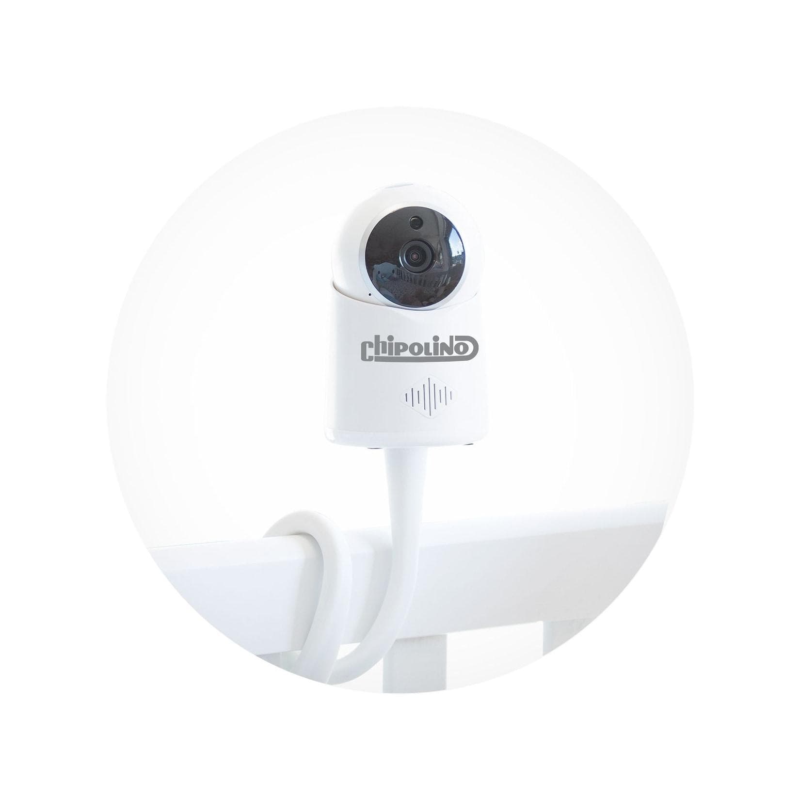 Chipolino Ersatzkamera Babyphone Orion, Babyeinheit, Silikonständer, Ladekabel Weiß