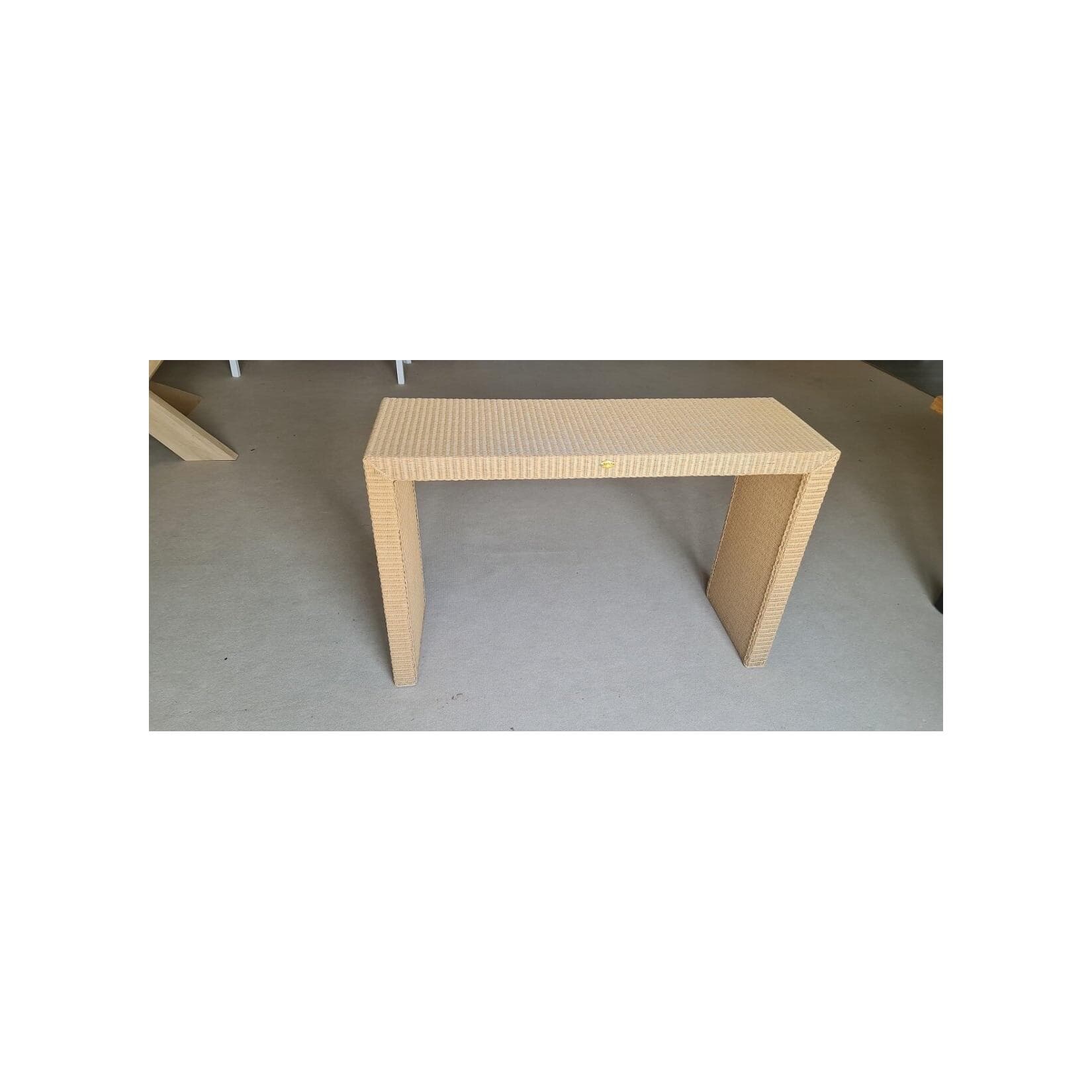 Sedex Schminktisch aus Loomgeflecht Beige Handgefertigt