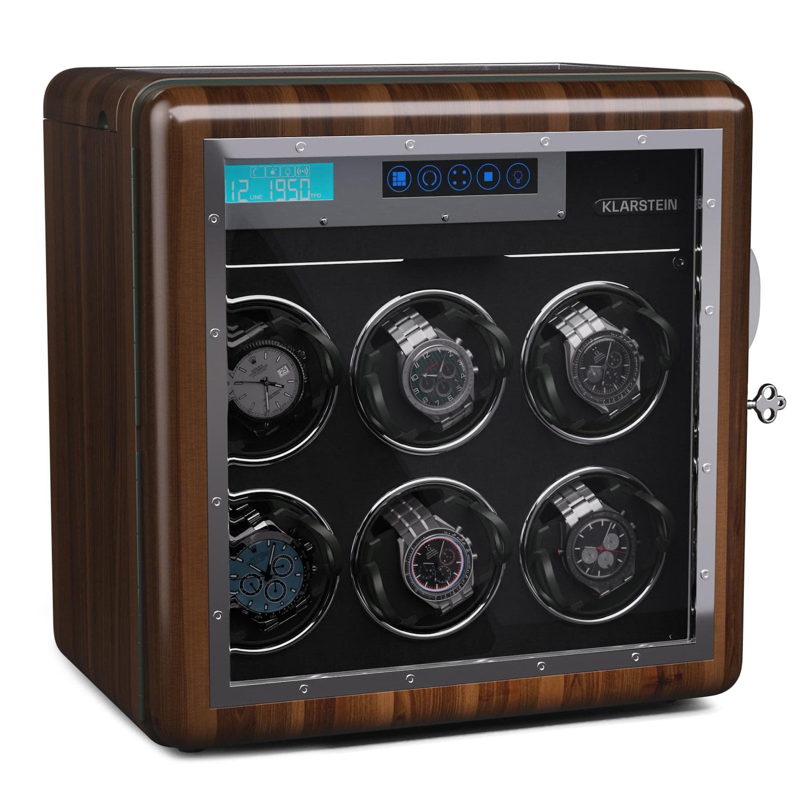 Klarstein Valmont 6+4 Uhrenbeweger mit LED-Beleuchtung