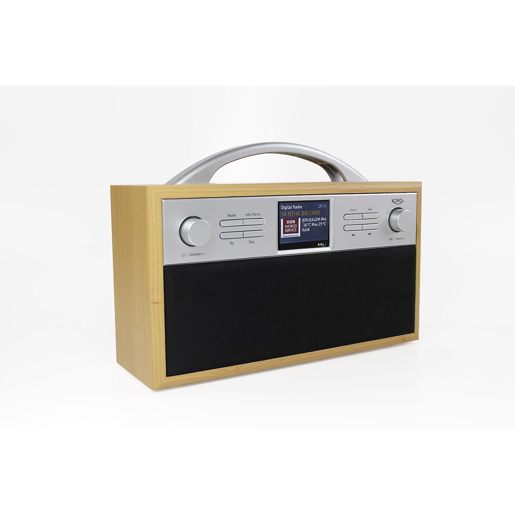 Modernes Internetradio in Schwarz oder Weiß
