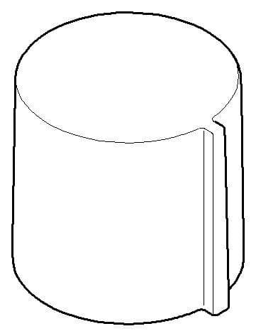 Dornbracht Griff D41 50 mm Platin Matt