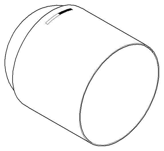 Dornbracht Haube 091102295-08 50 x 58 mm Platin