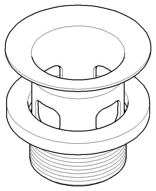 Dornbracht Kelch Ersatzteile Messing 23kt Gold