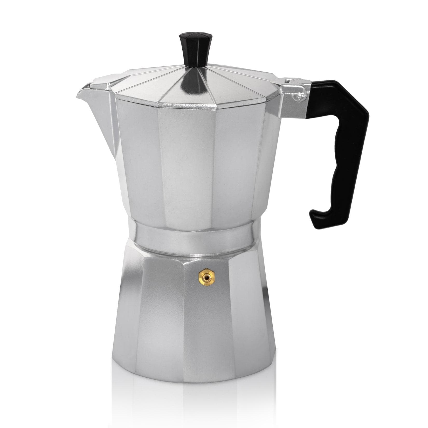 Espressokocher Italiano 9 Tassen Silber