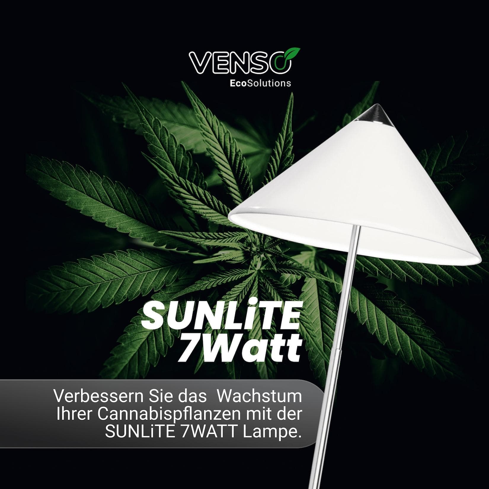 PARUS SUNLiTE 7W LED Vollspektrum Pflanzenlampe - Ideal für Indoor Pflanzen