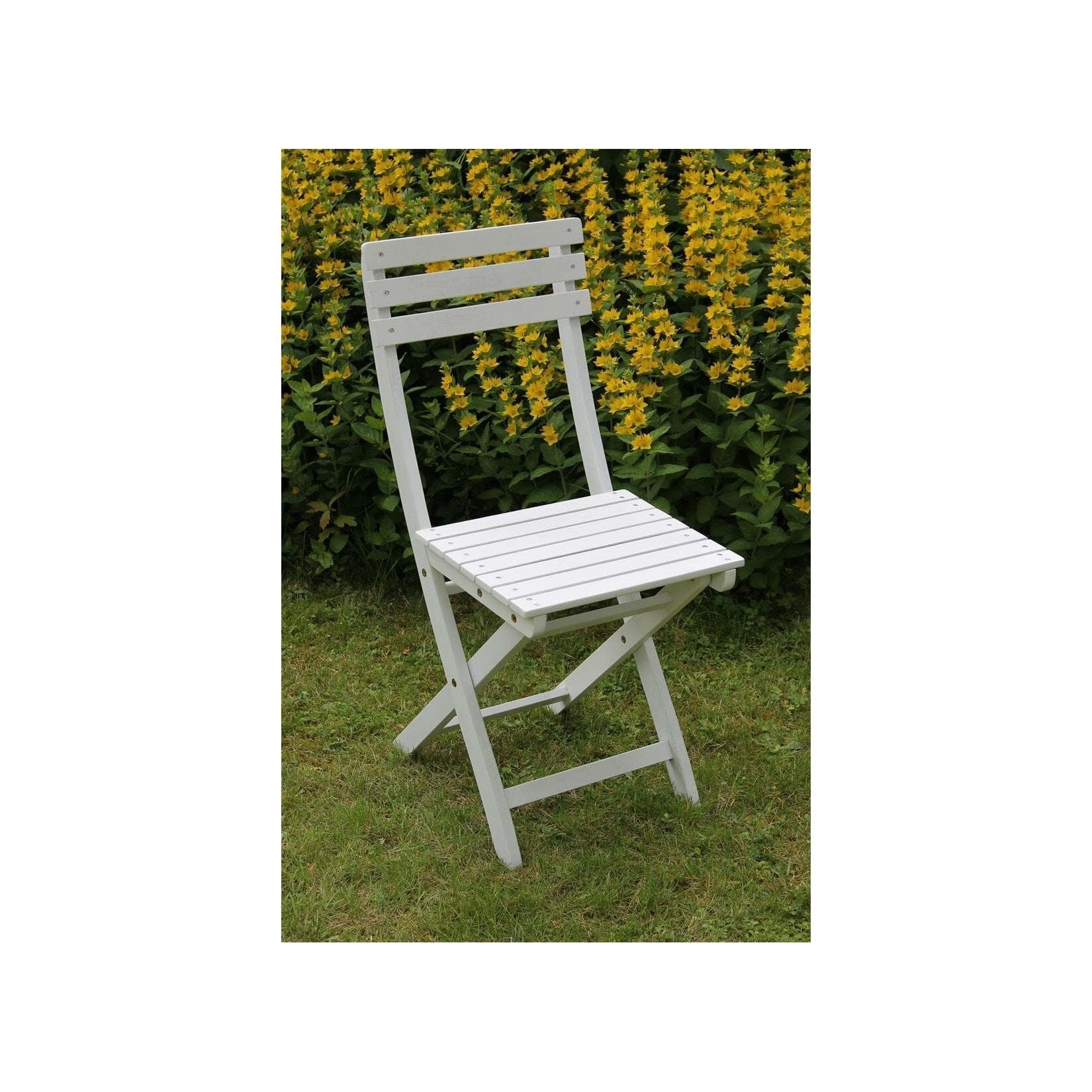 Sedex Klapptstuhl Bistro Weiß Gewischt | Eleganter Gartenstuhl