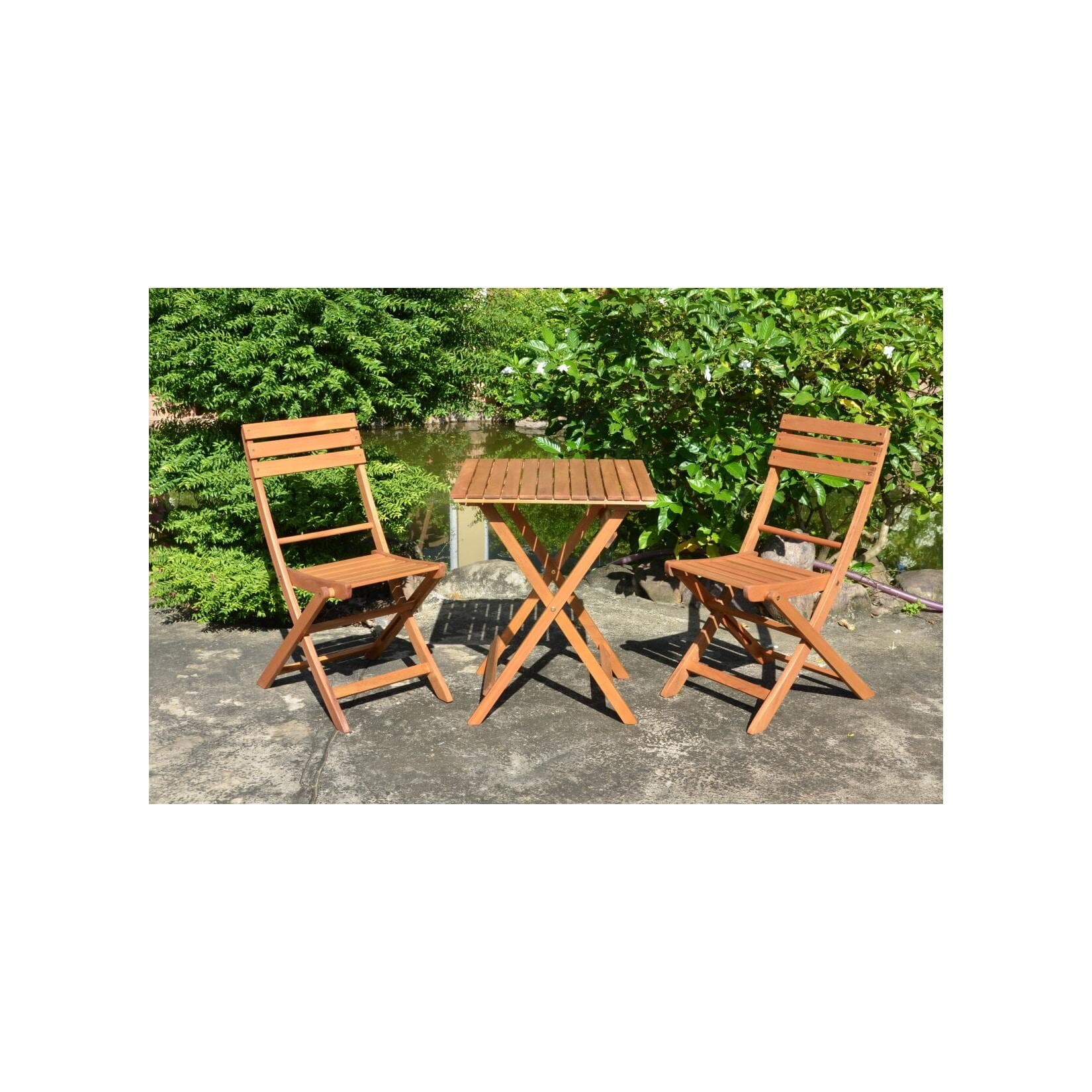 Sedex Gartenset Diego 3tlg. Eukalyptusholz Braun
