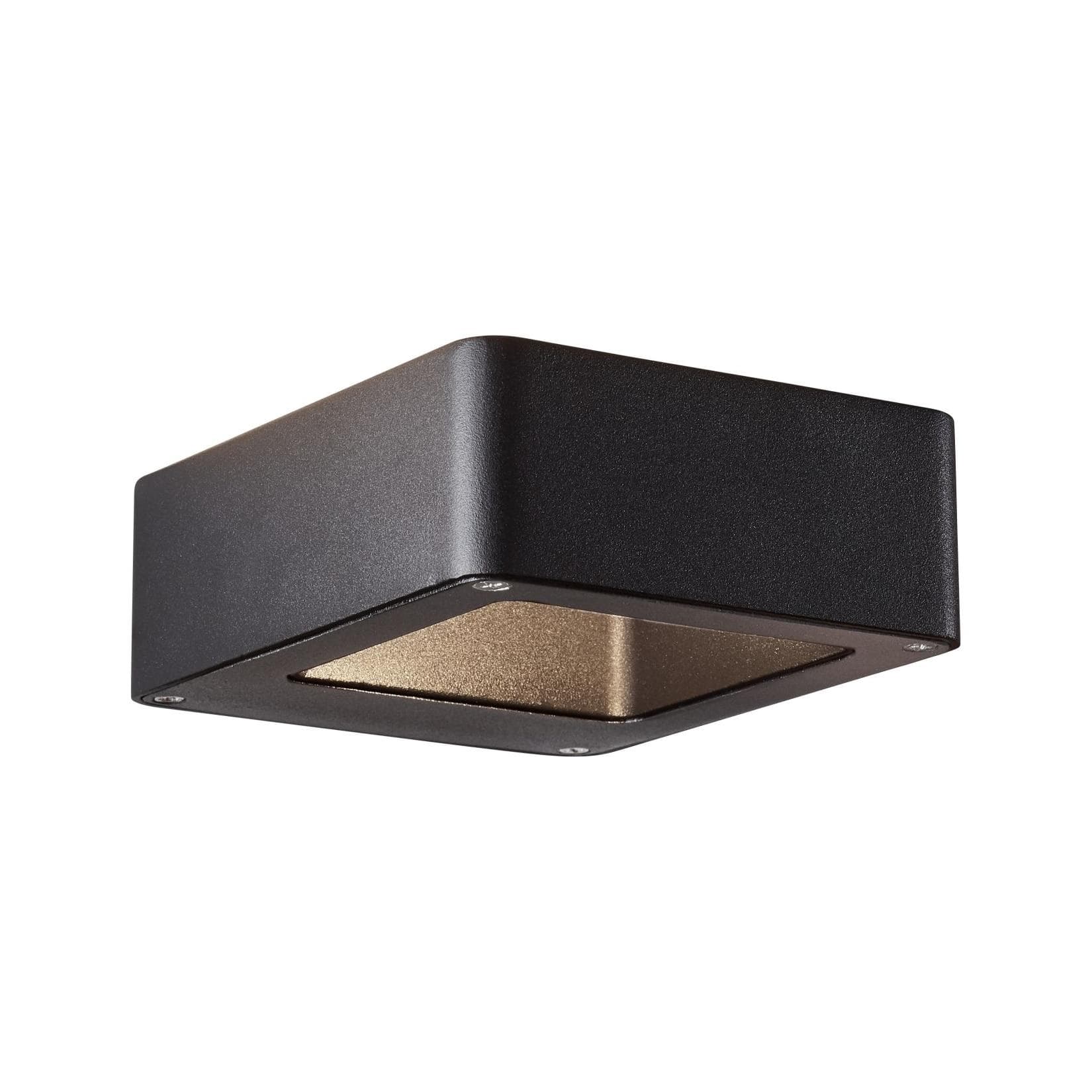 Brilliant Golda LED Außenwandleuchte Schwarz Up-Downlight IP54