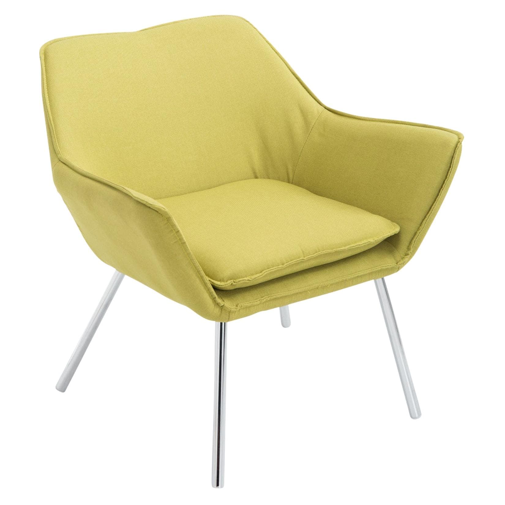 CLP Loungesessel Caracas Stoffbezug Metallgestell