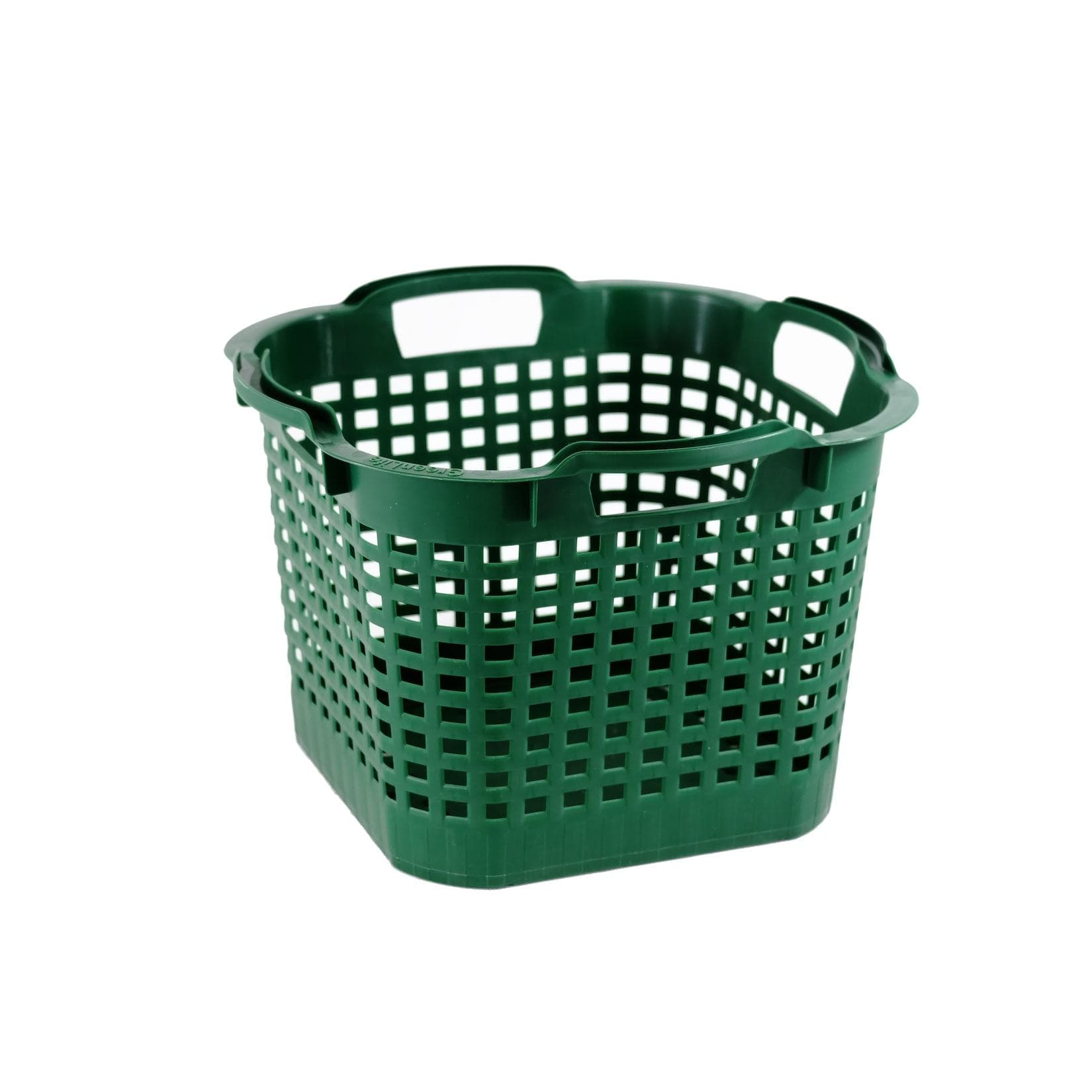 GreenLife Stapelkorb 25 kg 10er Set Grün Drehbar
