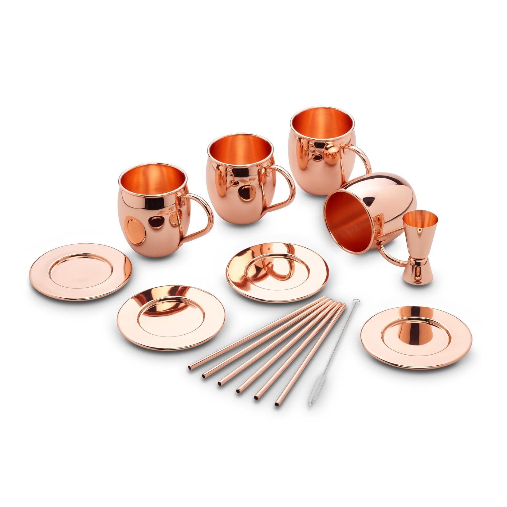 Echtwerk Moscow Mule Becher Set 13-tlg. Edelstahl