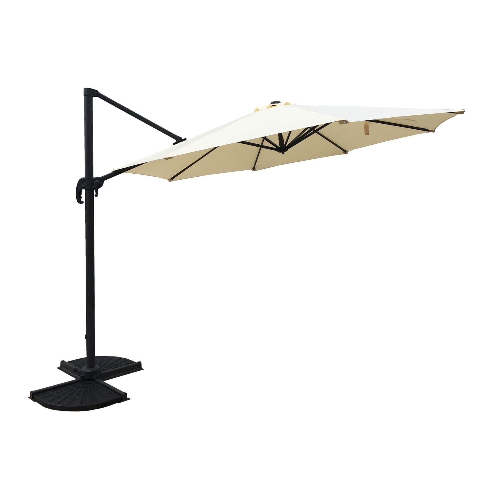 Deluxe-Ampelschirm Ø 300 cm Beige