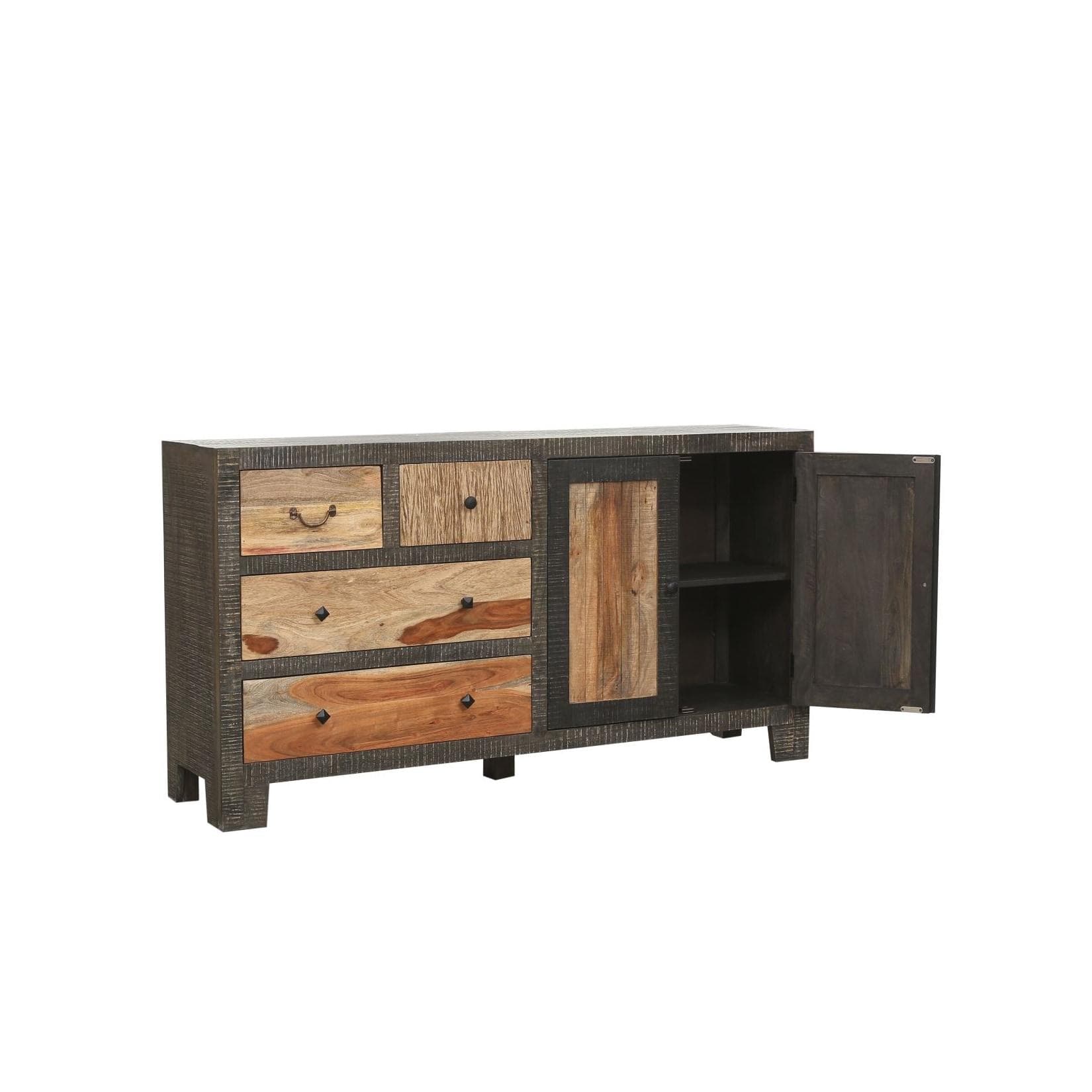 Harms Import Sideboard TARIM 88 cm mit 4 Schubladen Unikat-Look