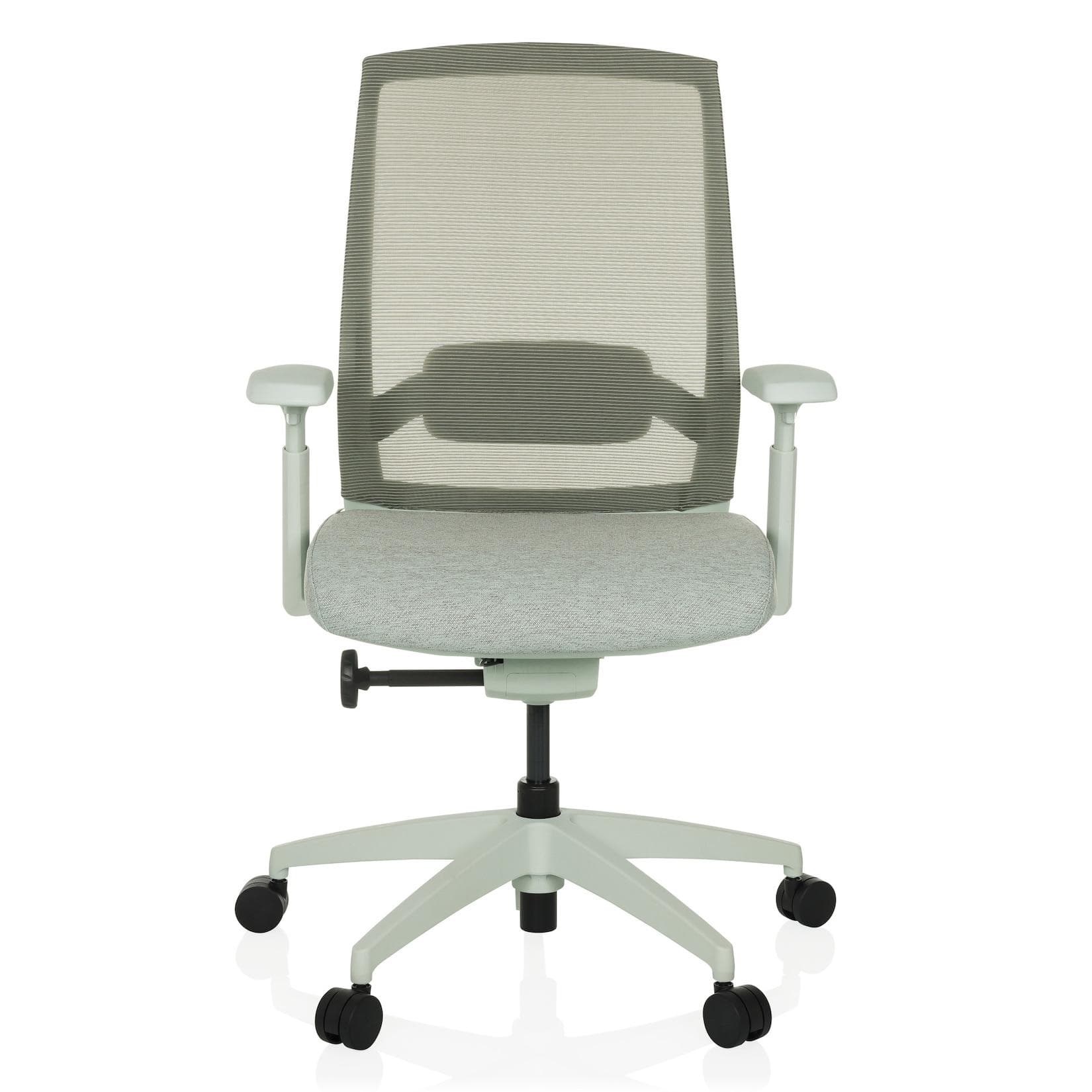 hjh OFFICE Profi Bürostuhl COLORE Stoff/Netzstoff mit Armlehnen höhenverstellbar