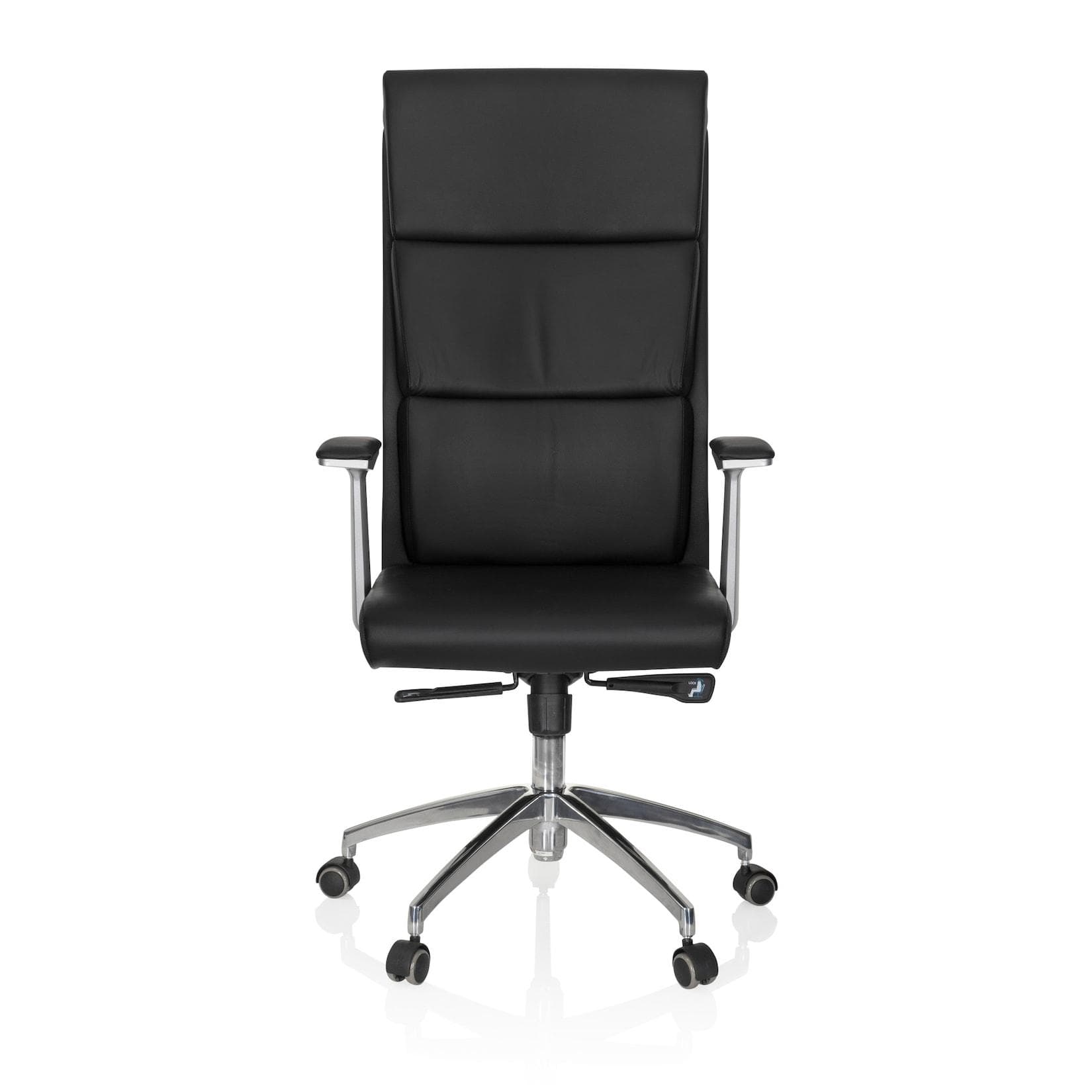 Luxus Leder Chefsessel mit Armlehnen - Ergonomisch & Professionell