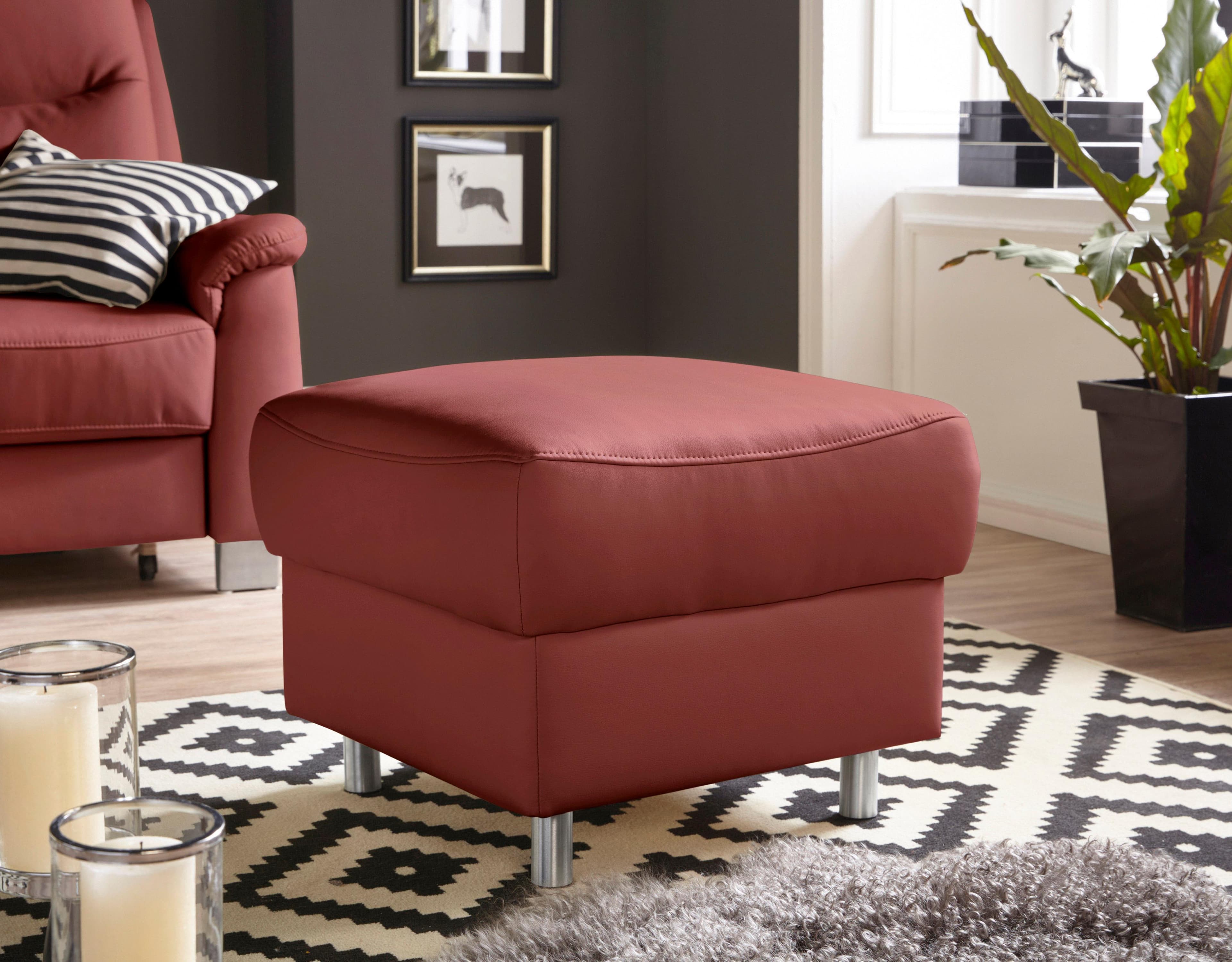 Hocker SIT & MORE Boccaccio Terra Stauraum Kunstleder Modern
