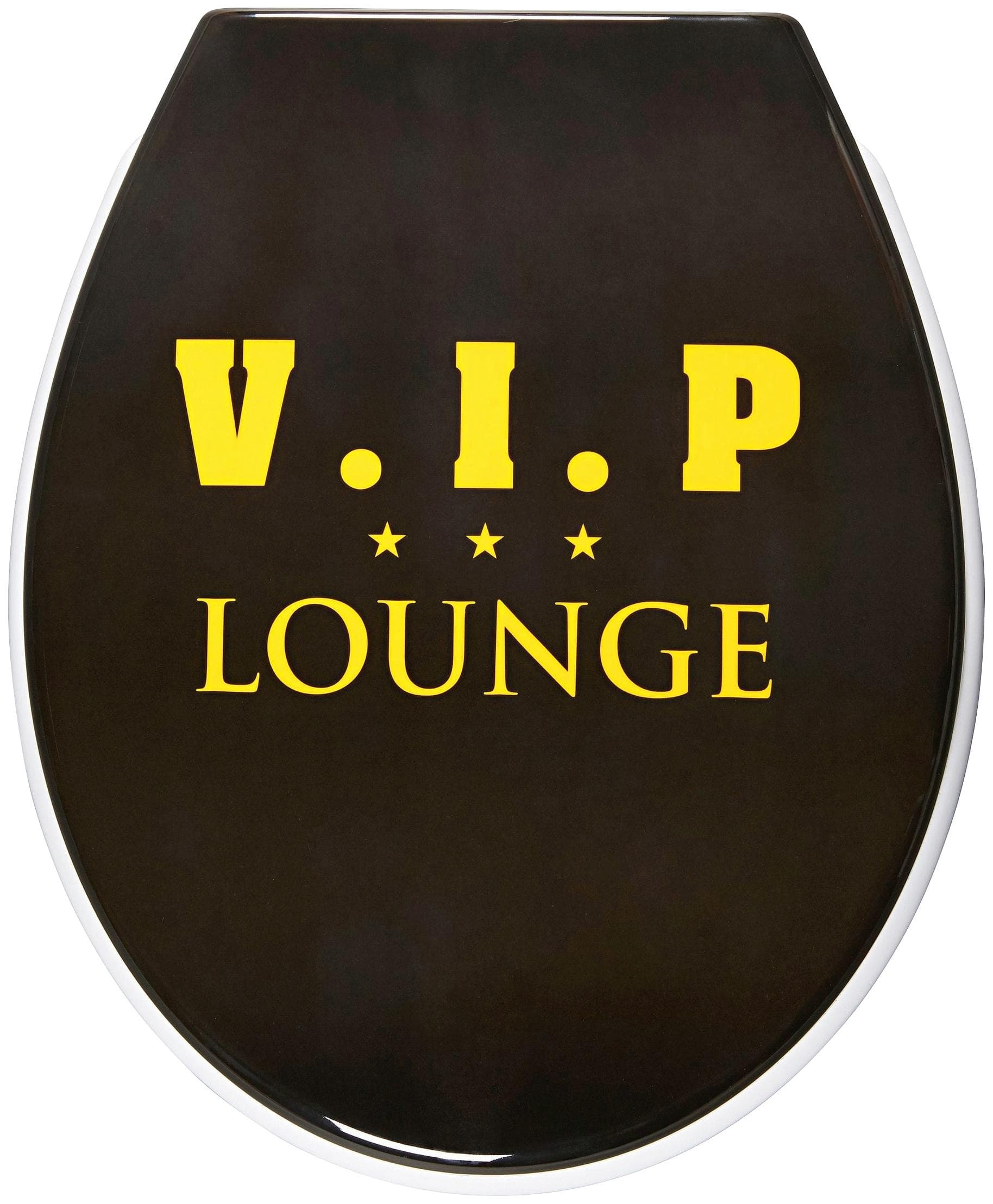 ADOB WC-Sitz VIP Schwarz/Gold mit SoftClose und Quick Release