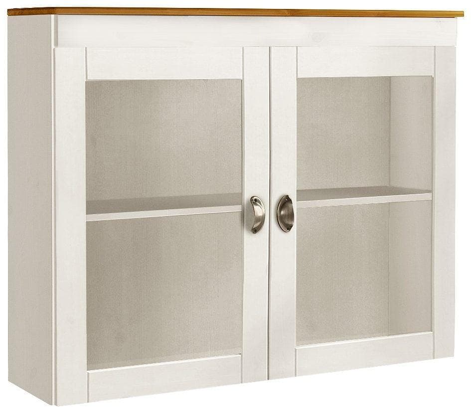 Home affaire Glashängeschrank Oslo Massivholz Kiefer 2 Glastüren