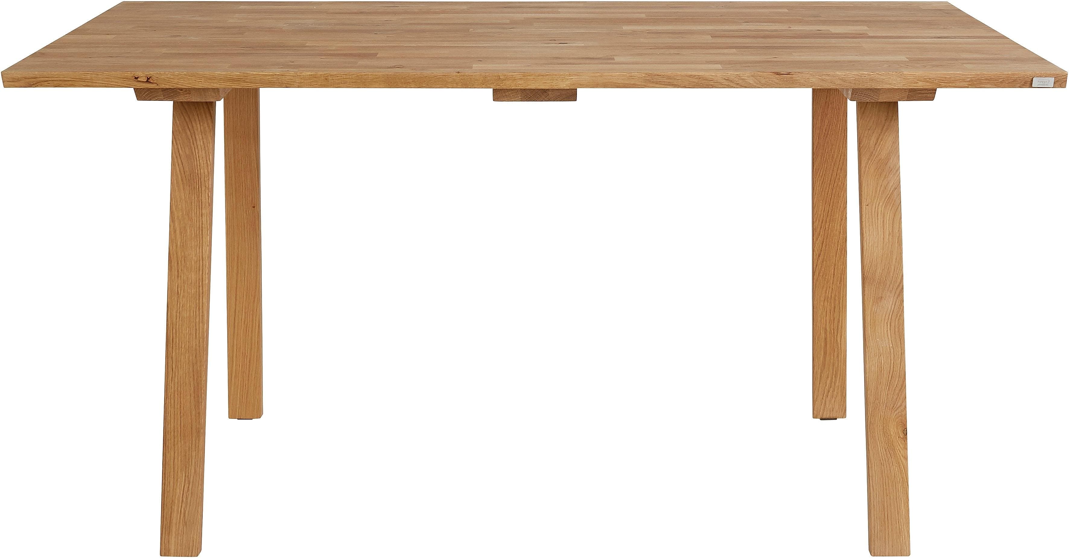 OTTO PRODUCTS Esstisch Alessja Eiche Massivholz Geölt Rechteckig