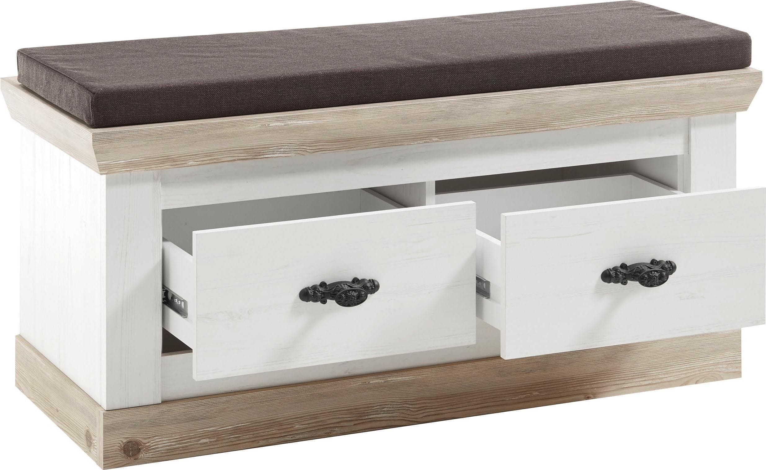 Elegante Sitzbank aus Holz - Florenz Design