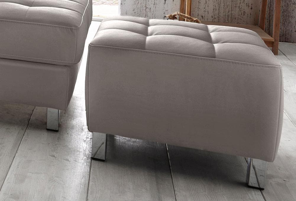 sit&more Pablo Hocker - Dekorativ Steppung, Hochwertig & Nachhaltig