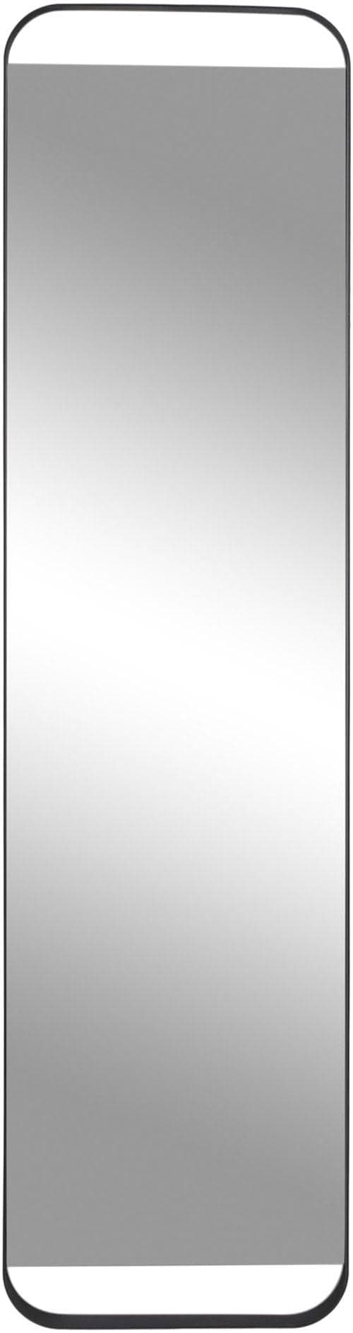 Minimalistischer Wandspiegel in Schwarz