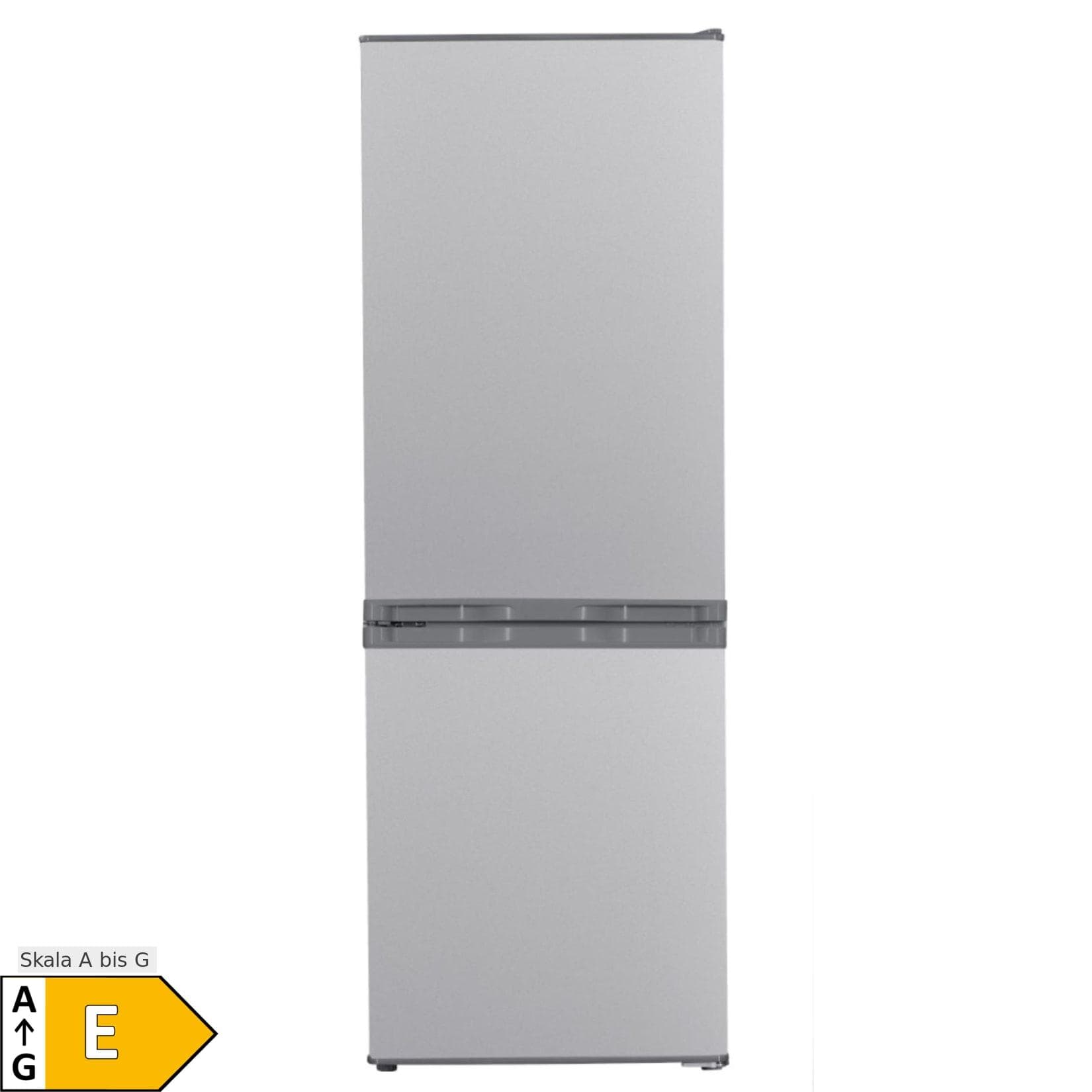 PKM Kühl-Gefrierkombination KG230KHEIX 173L Inox Silber LED