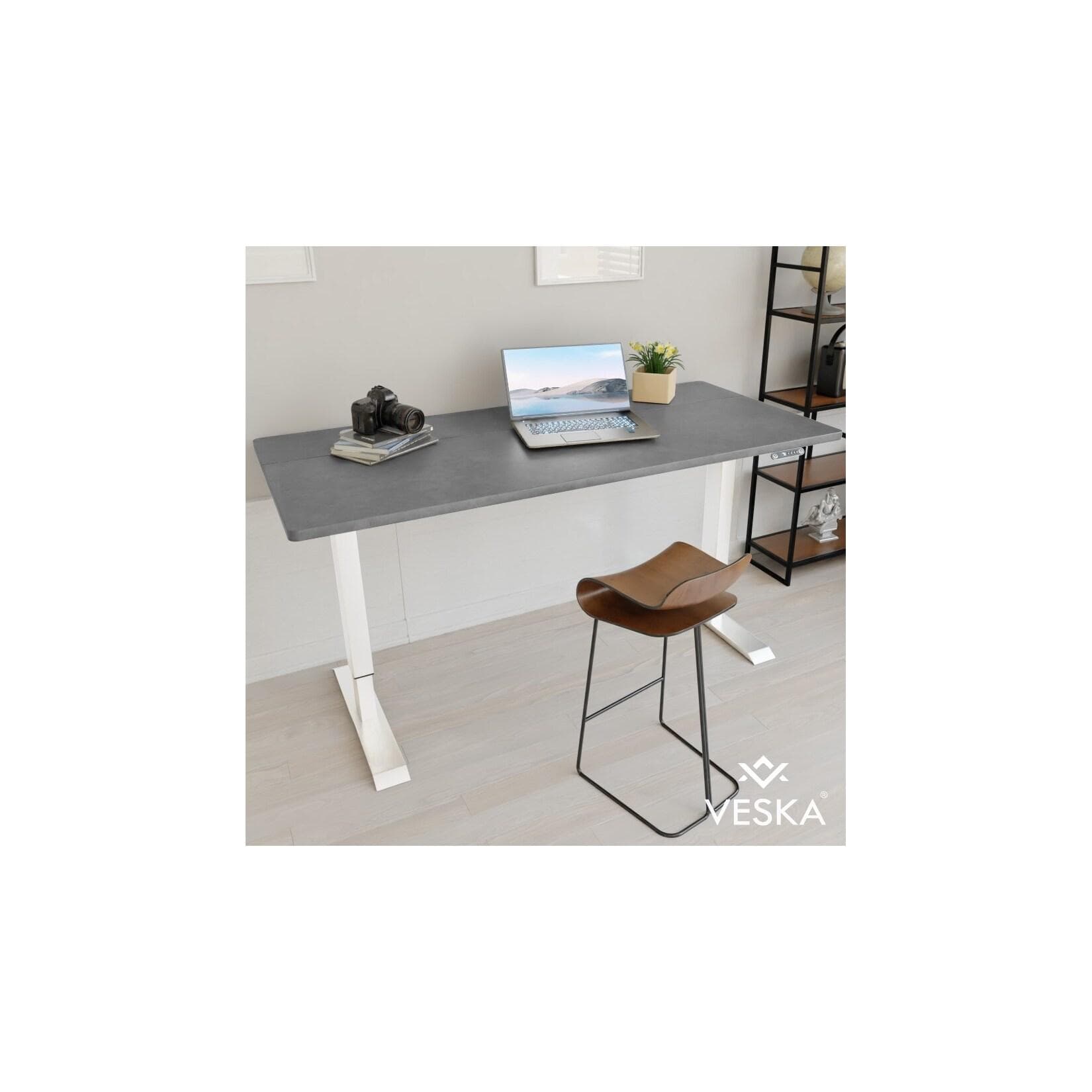 VESKA Elektrischer Höhenverstellbarer Schreibtisch mit Touchscreen