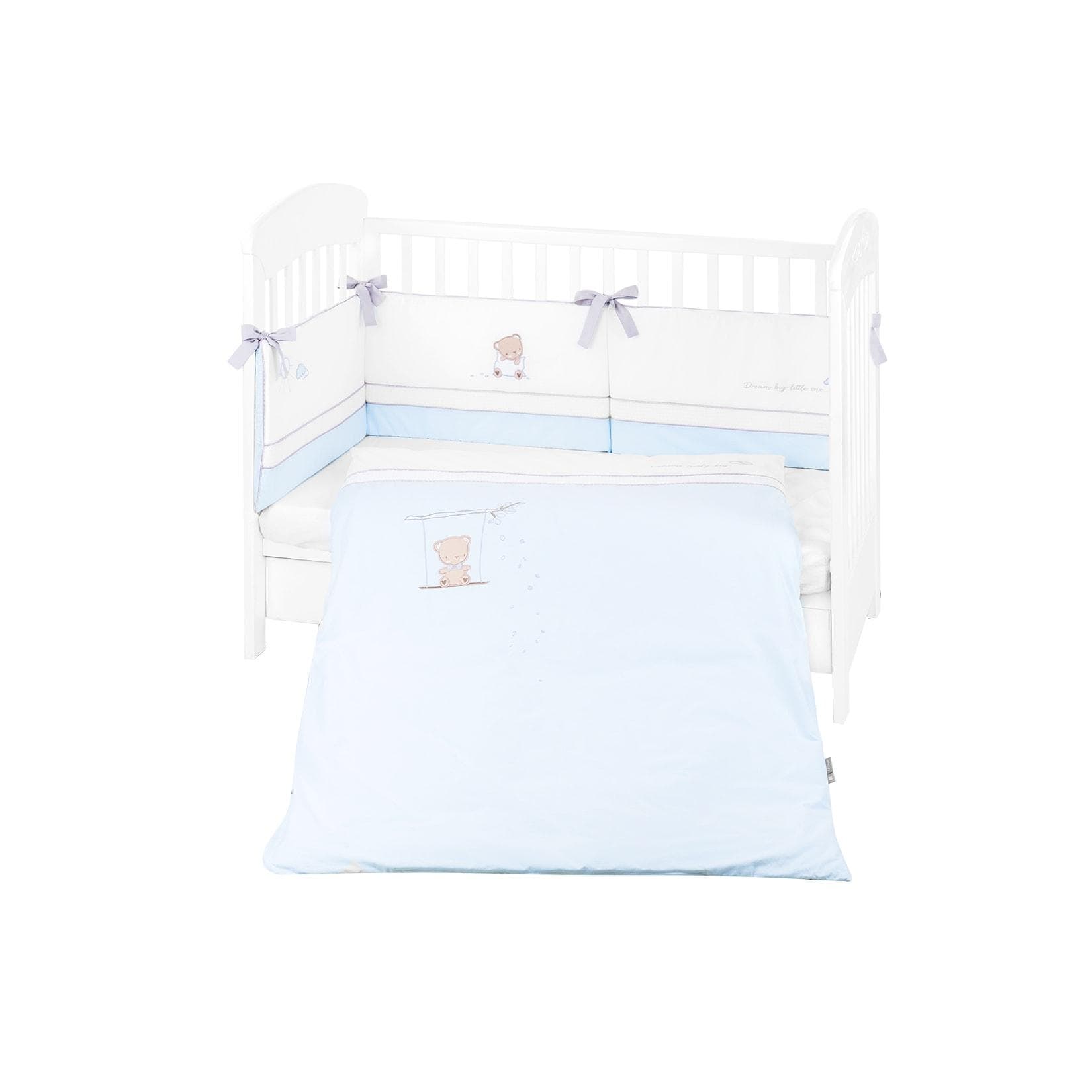 Kikkaboo Babybettwäsche Set Dream Big 3-teilig Blau