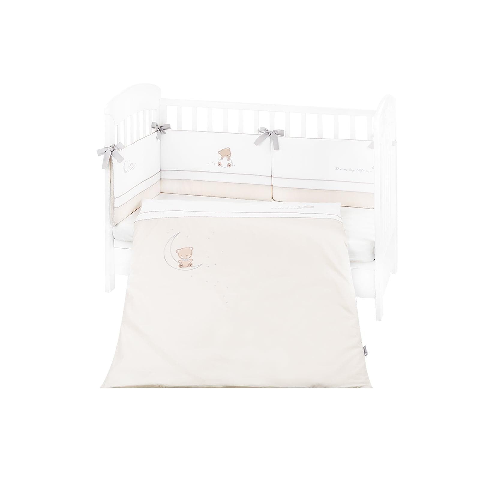 Kikkaboo Babybettwäsche Set Dream Big 3-teilig Beige