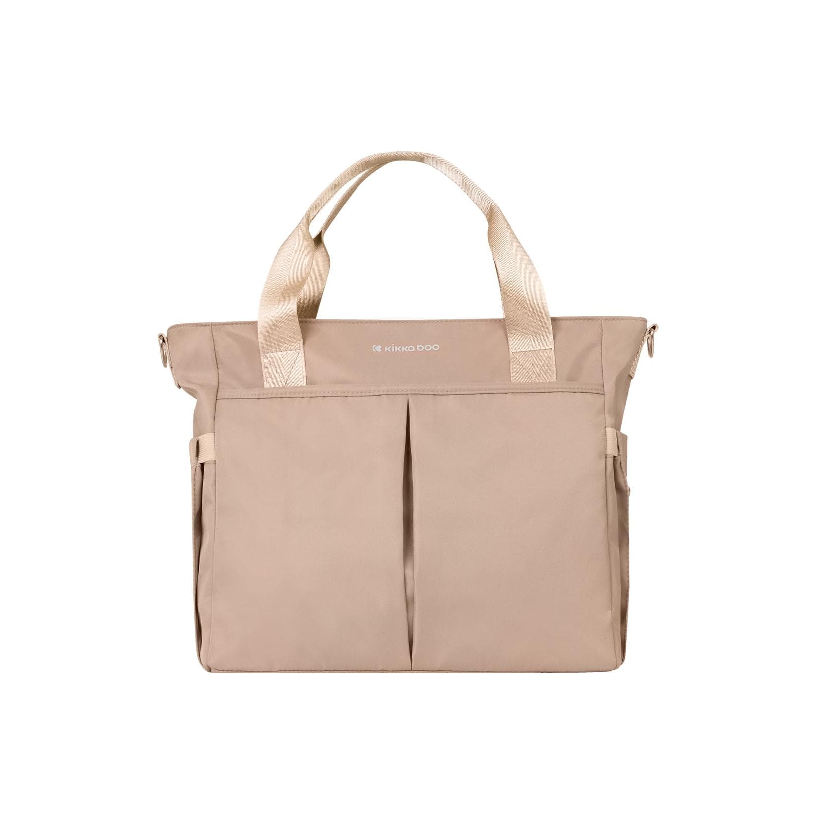 Kikkaboo Wickeltasche Brielle, Clips, wasserfest, Schultergurt beige