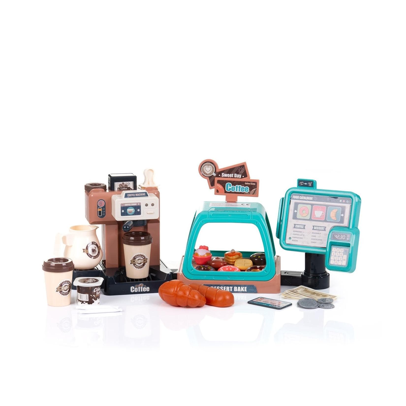Chipolino Spielzeug Coffee Shop 41-teilig mit Kaffeemaschine