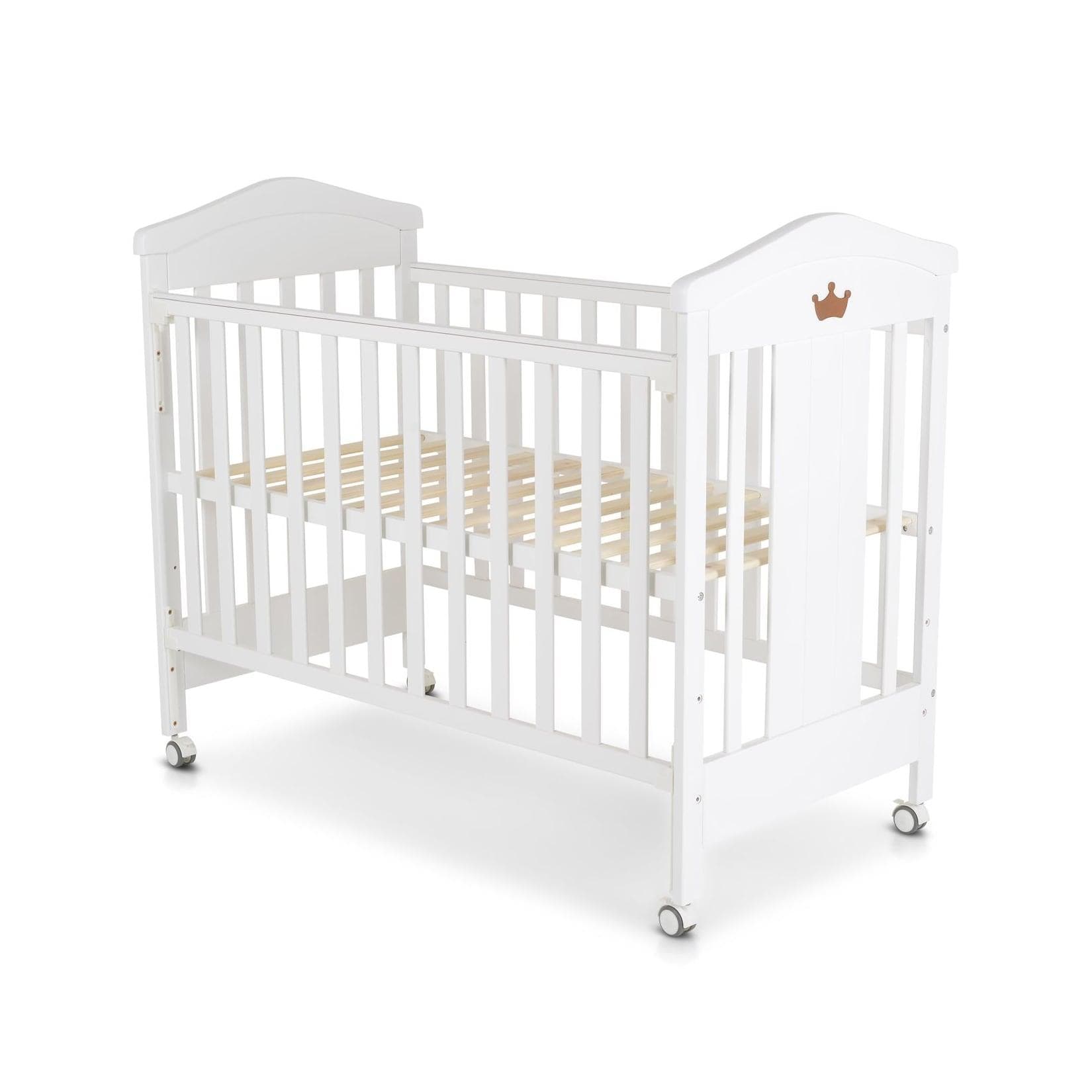 Buchenholz Babybett mit 3 Höhenpositionen - Cangaroo Wing