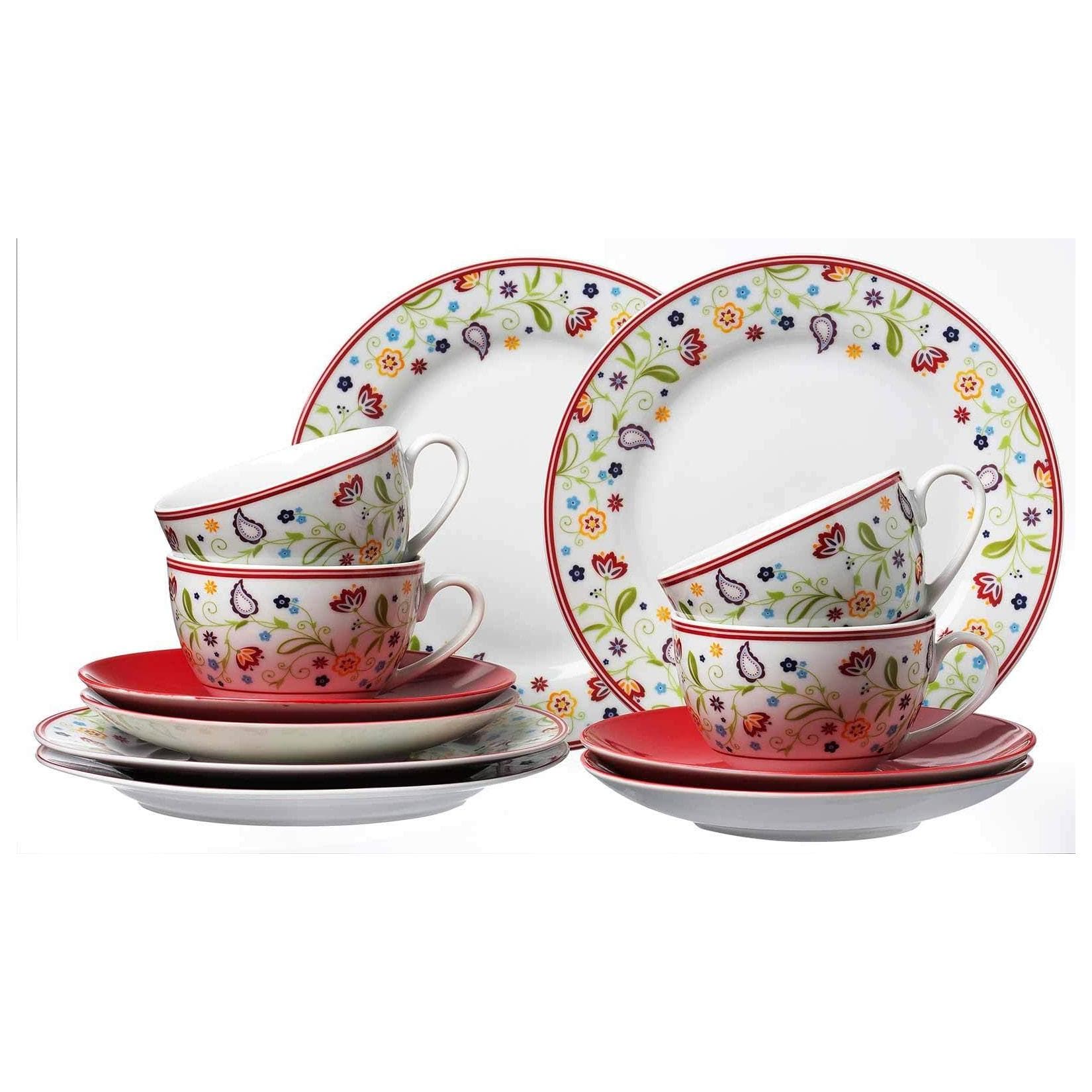 Ritzenhoff & Breker Kaffeeservice Shanti Doppio 12er Set Porzellan