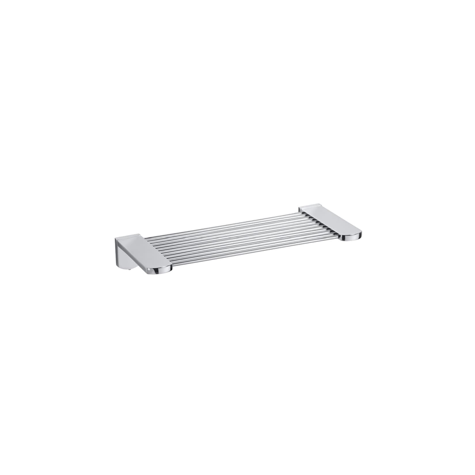 Brillantbad BOMEGA Seifenablage Messing Chrom poliert 270x40x110 mm für Bad & Küche