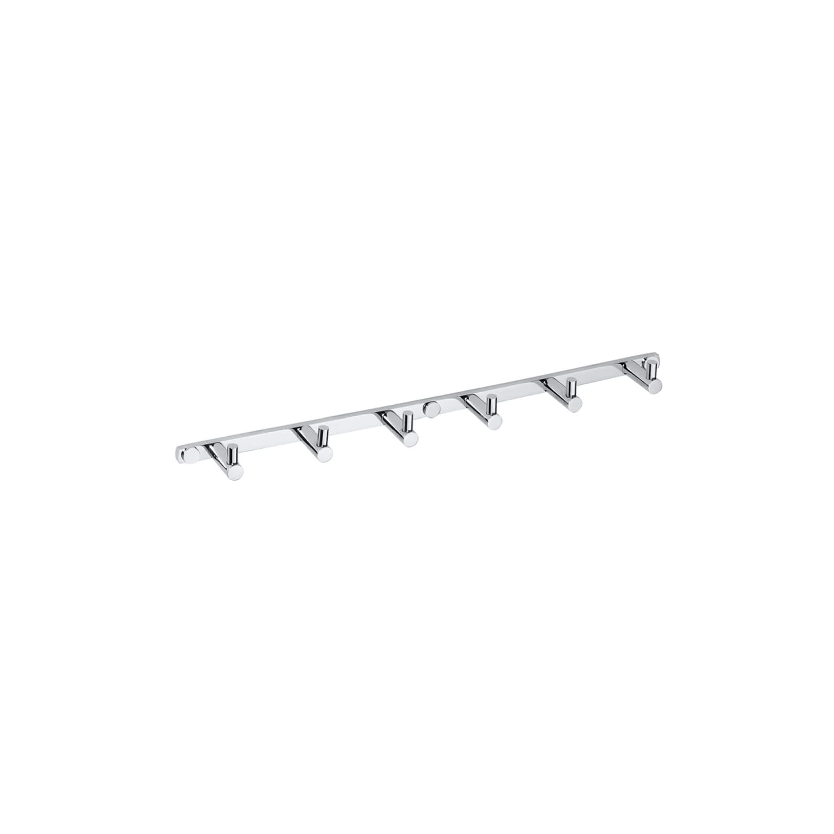 Brillantbad BOMEGA Hakenleiste Messing Chrom Poliert 6 Haken