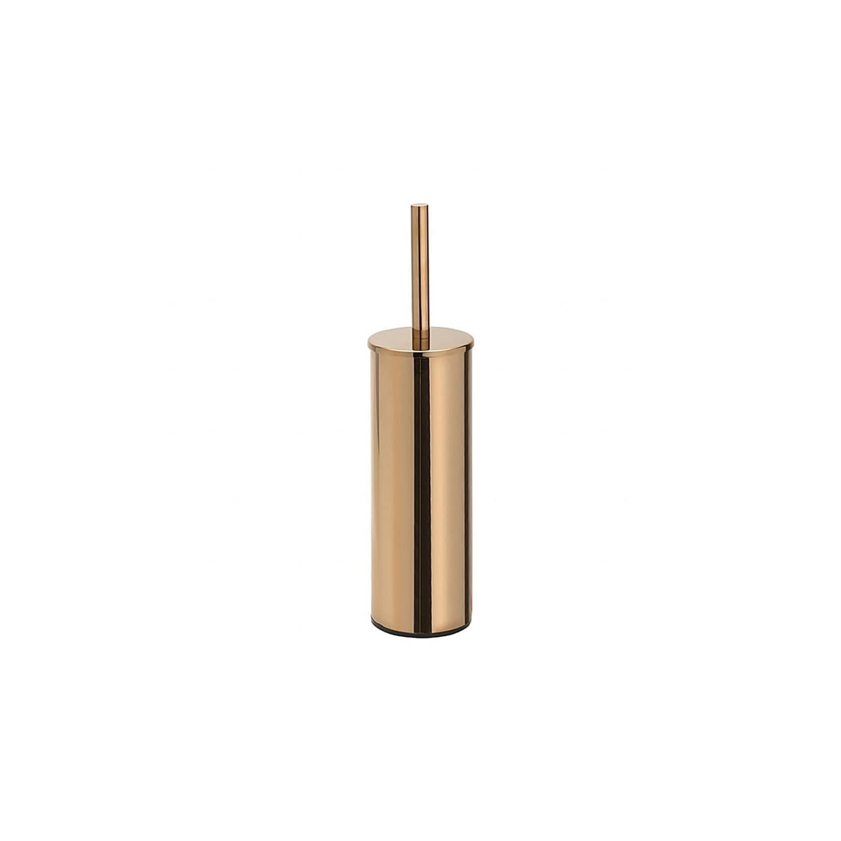 BORAL WC-Bürstengarnitur Messing Gold Kupfer poliert 95x342x105 mm