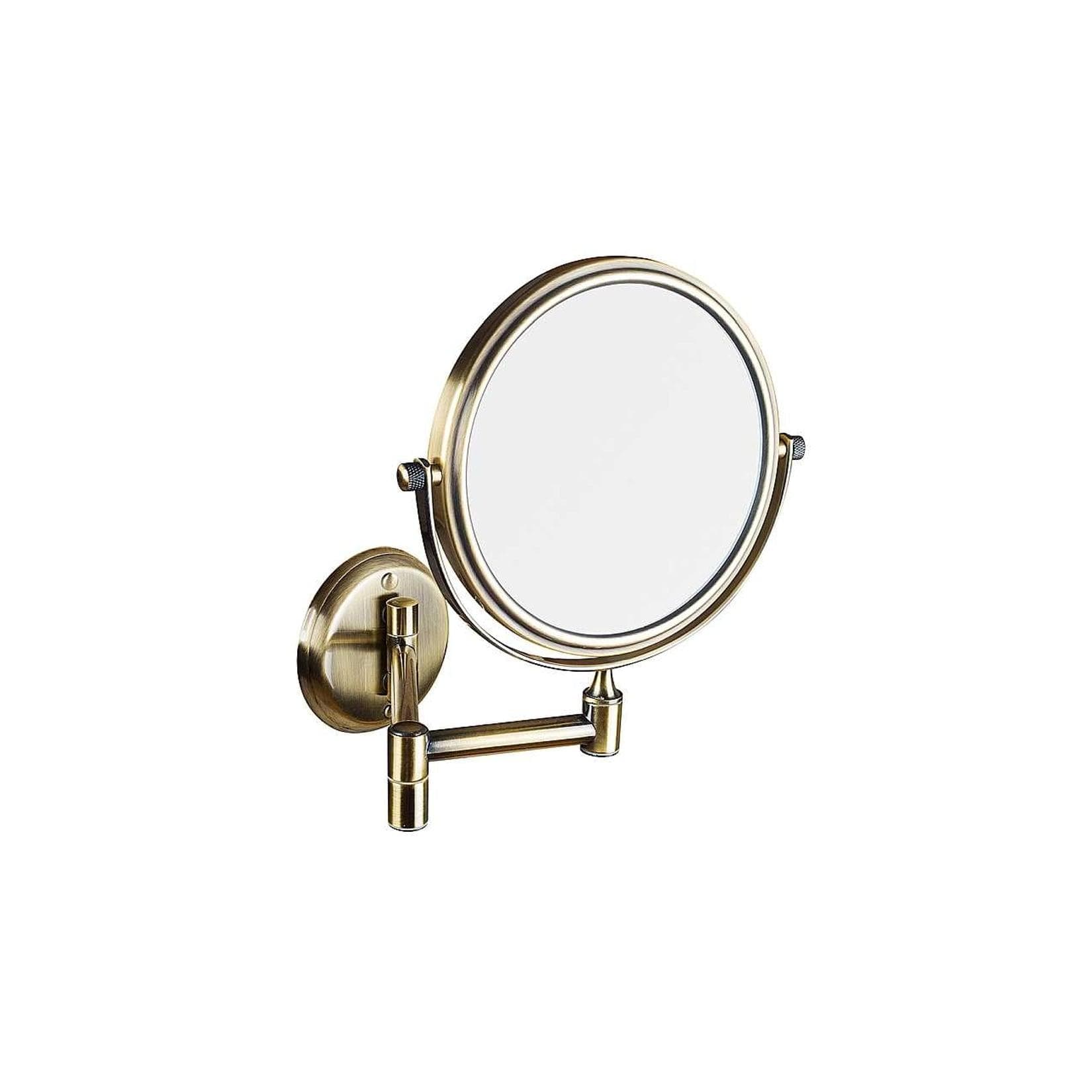 Brillantbad BETRO BRONZE Rasier- & Kosmetikspiegel Messing Glas Bronze