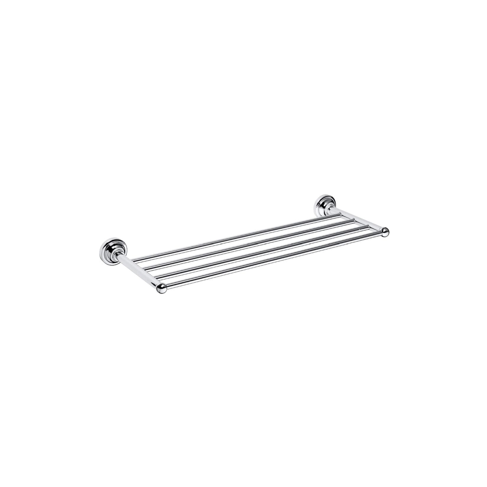 Brillantbad BETRO CHROM Handtuchablage Messing Chrom 665x65x225 mm für Bad & Küche