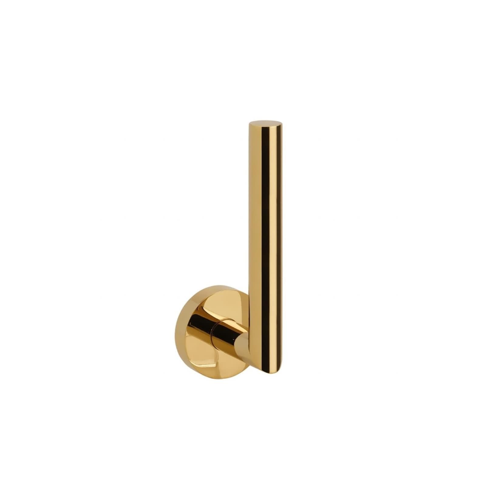 BILLO Reservepapierrollenhalter Messing Gold poliert 65x55x165 mm für Bad & WC