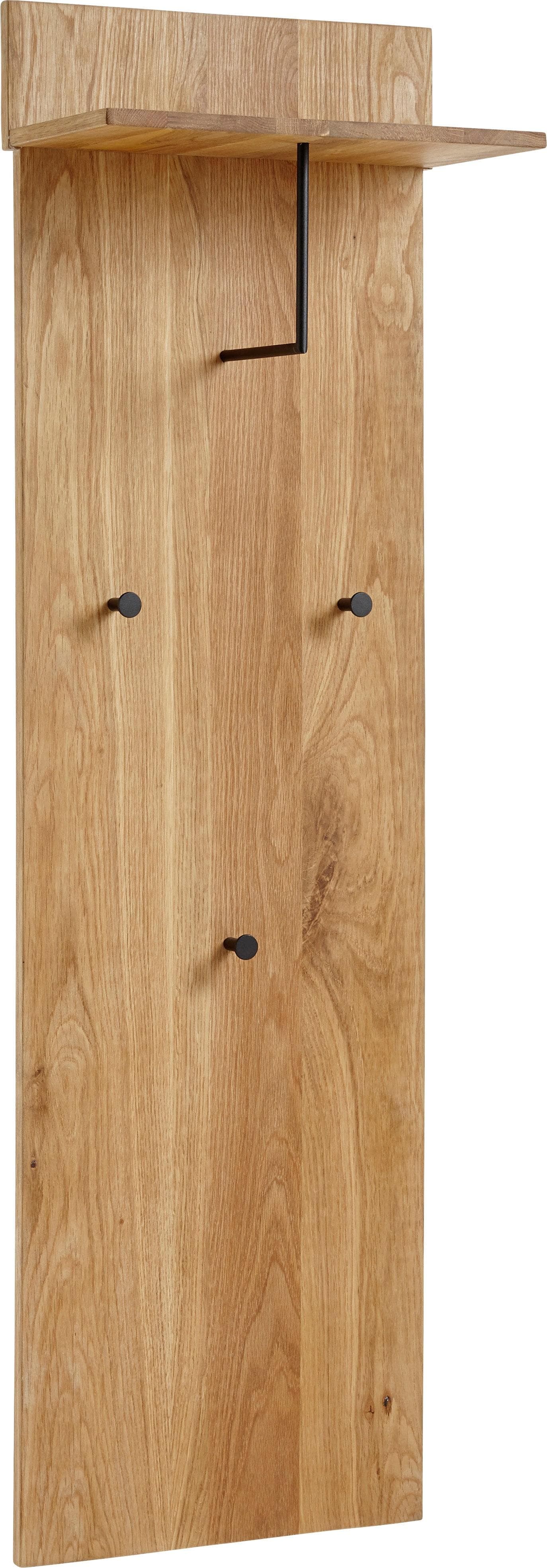 MCA furniture Garderobenpaneel Agra Braun Massivholz