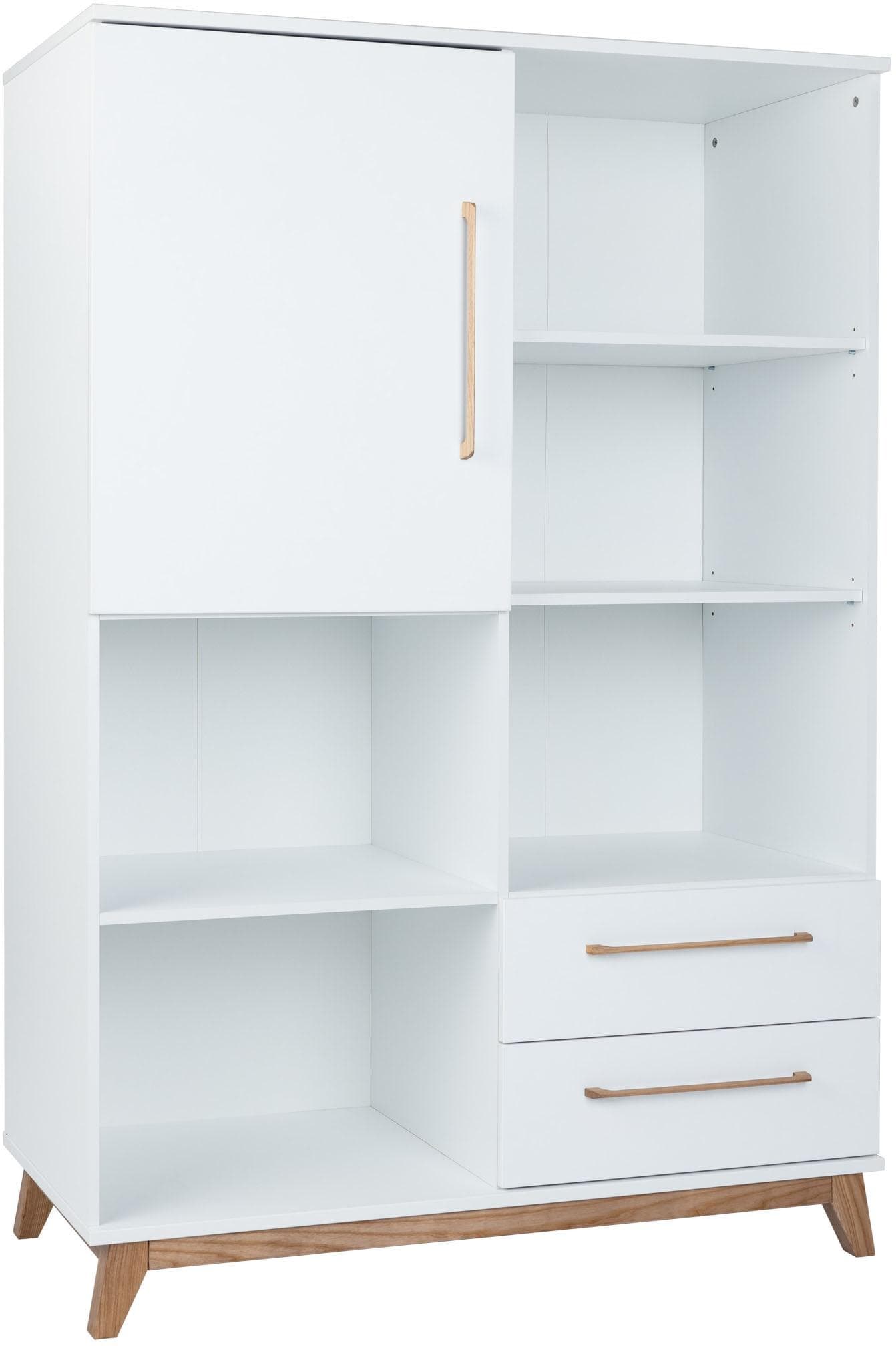 Arthur Berndt Standregal Lina Weiß Kreideweiß mit Soft-Close