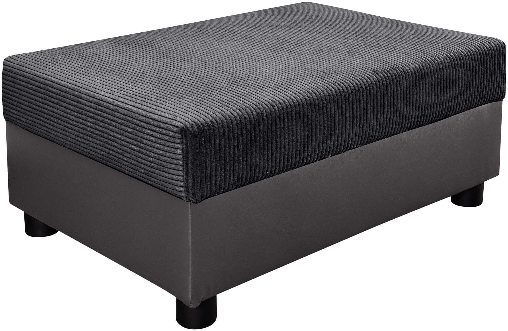 Freistehender Hocker mit bequemer Federkern-Polsterung